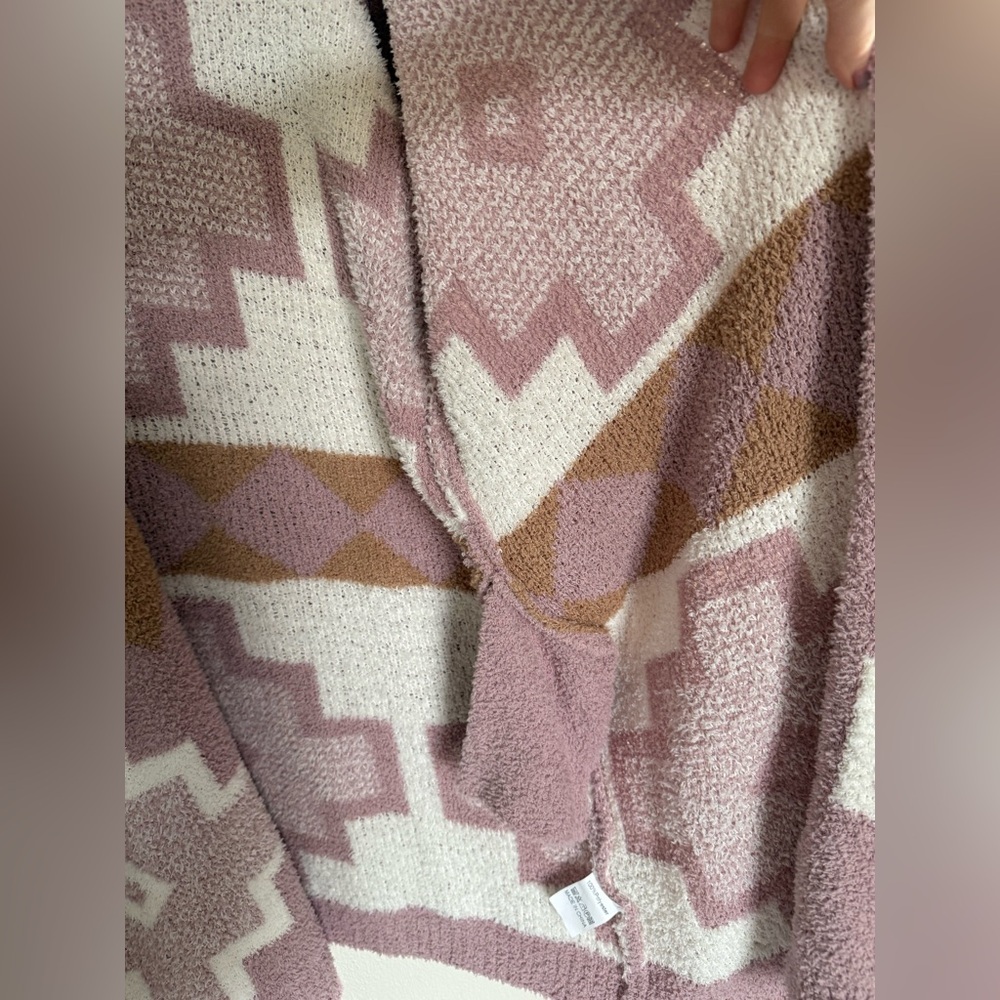 Blakely Warm & Cozy Aztec Printed Cardigan with pockets - Picture 6 of 7
